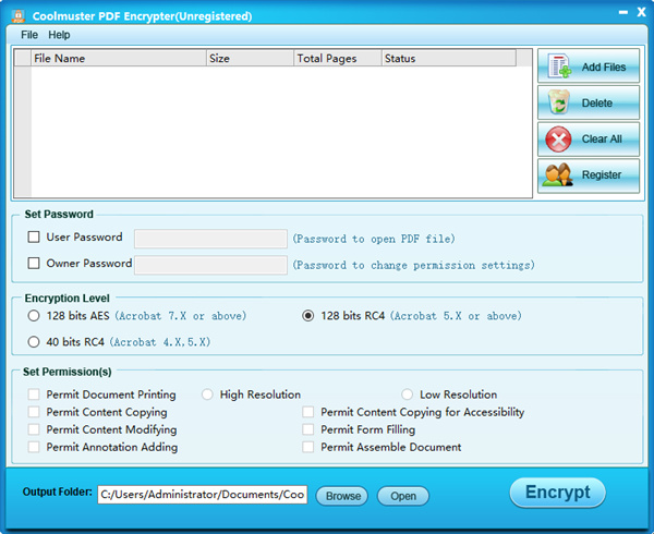 Coolmuster PDF Encrypter(PDF文件加密工具)