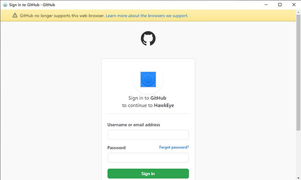 Hawk Eye(GitHub项目通知软件)