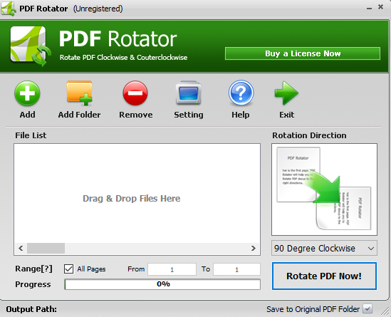 PDF Rotator(pdf旋转保存工具)
