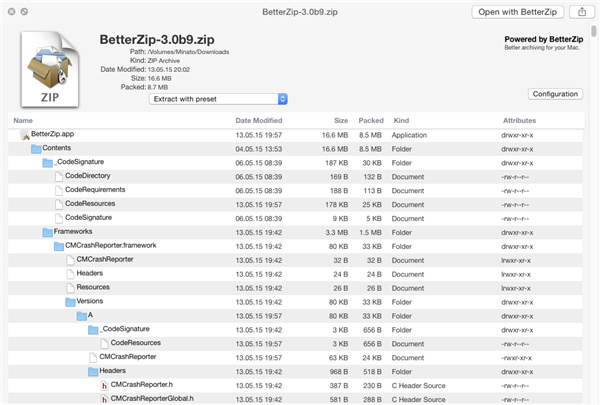 BetterZip(压缩解压软件)