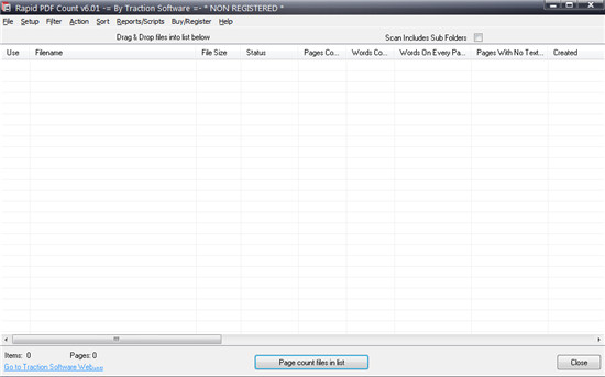 Rapid PDF Count PDF页数生成软件