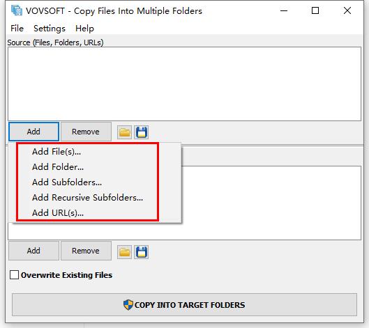 Copy Files Into Multiple Folders(文件管理工具)