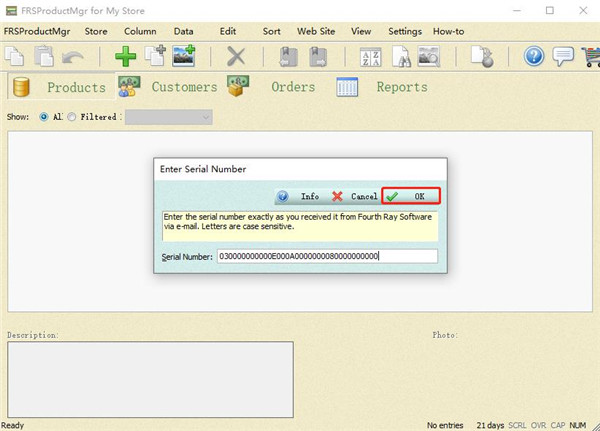 FRSProductMgr官方版(产品清单管理工具)