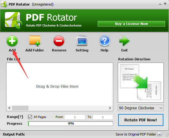 PDF Rotator(pdf旋转保存工具)