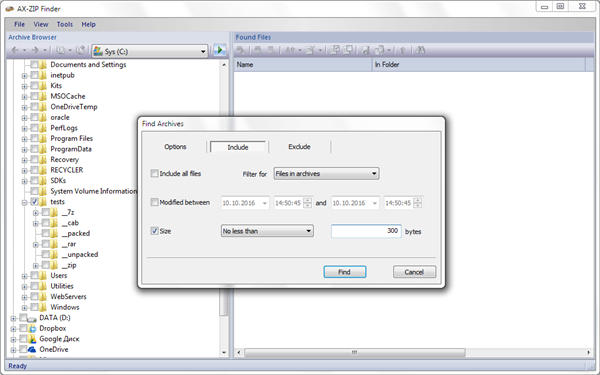 AX-ZIP Finder(文件搜索管理)免费版