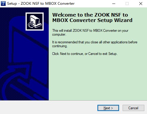 ZOOK NSF to MBOX Converter(NSF转MBOX转换器)