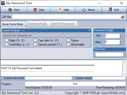 zip password tool免费版
