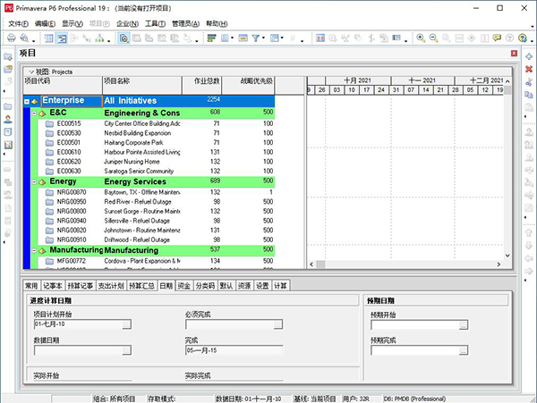 primavera p6项目管理软件中文版