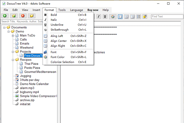 Docus Tree(多功能文档管理工具)