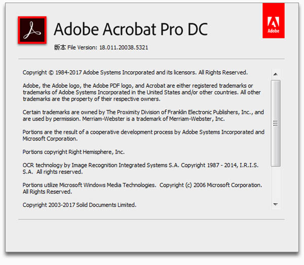 adobe acrobat dc 2018绿色精简版