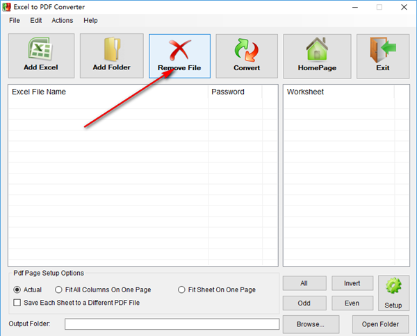 Free Excel to PDF Converter(Excel to PDF转换工具)官方版