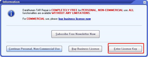 DataNumen TAR Repair(tar文件修复工具)