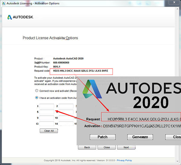 Autodesk 2020通用注册机