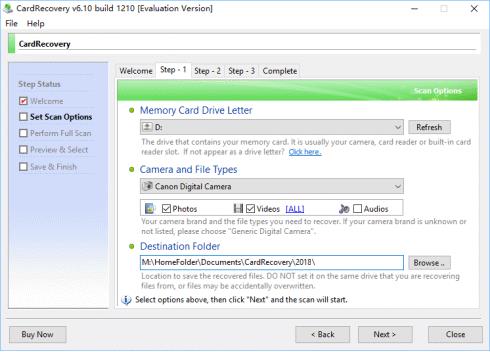 CardRecovery(数码相机恢复工具)绿色版