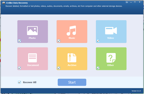 Erelive Data Recovery(误删数据恢复软件)