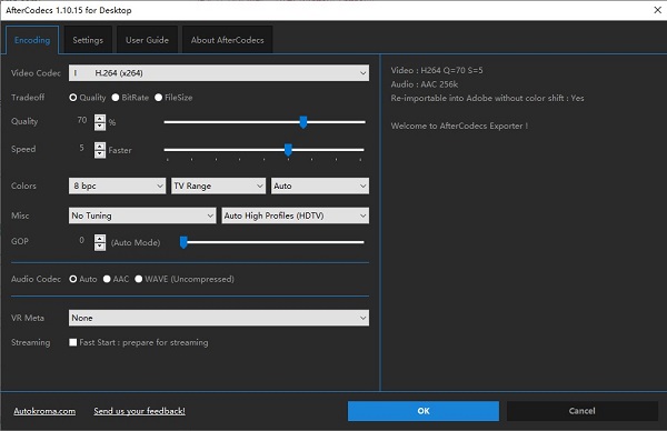 aftercodecs(AE渲染加速插件)