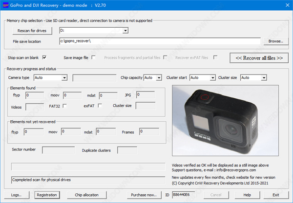GoPro Recovery官方版(gopro数据恢复工具)