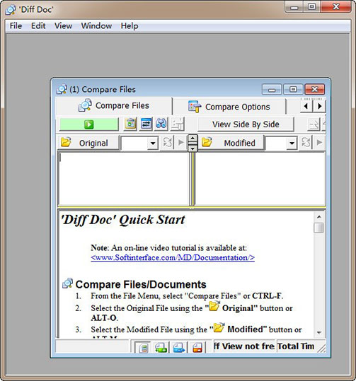 SoftInterface Diff Doc(文件修复工具)