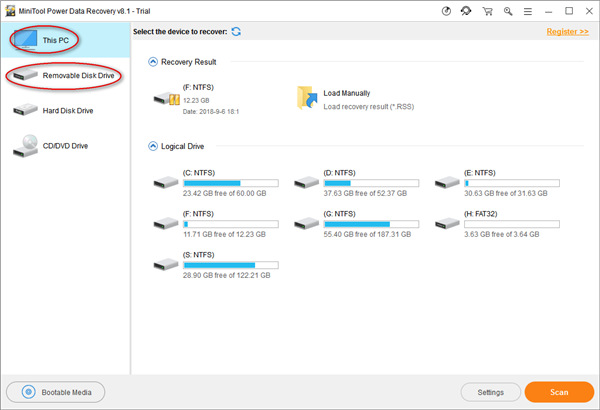 minitool power data recovery数据恢复软件