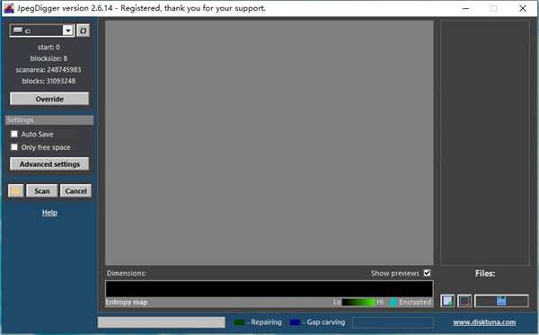 JpegDigger(图片恢复工具)