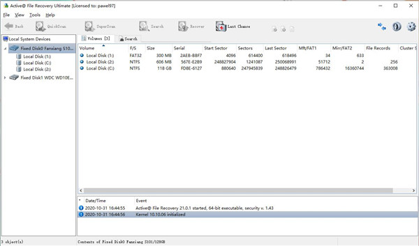Active File Recovery(磁盘分区恢复工具)