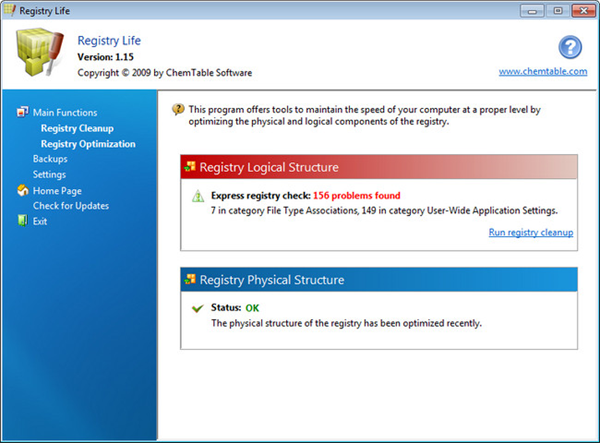 Registry Life(注册表修复优化工具)