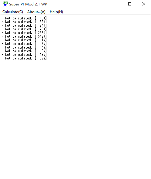 Super Pi(CPU性能测试软件)