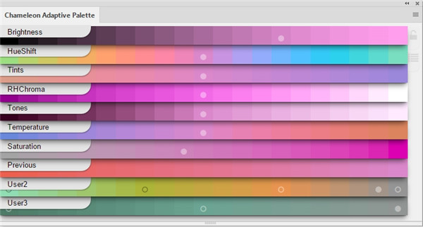 Chameleon Adaptive Palette