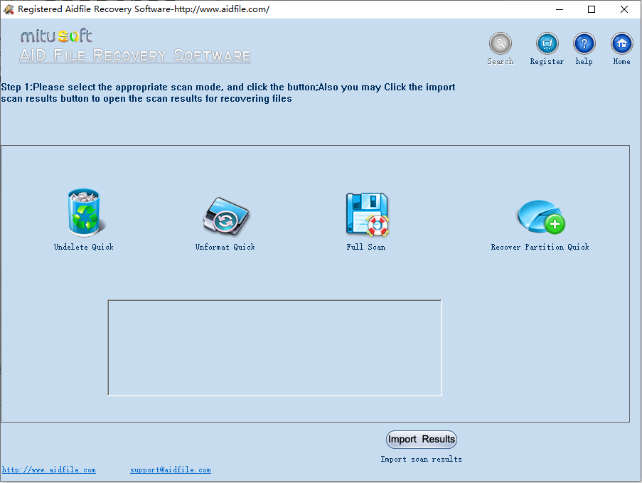 Aidfile Recovery Software(数据恢复软件)免费版