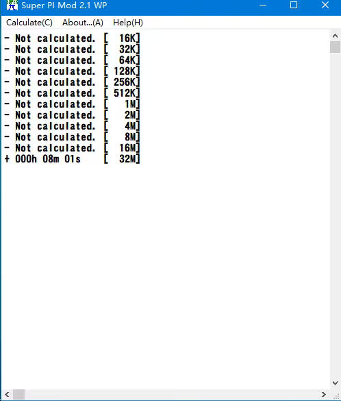 Super Pi(CPU性能测试软件)