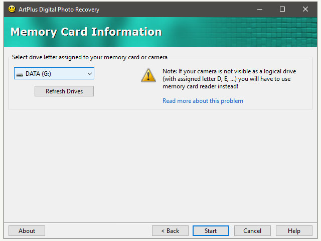 ArtPlus Digital Photo Recovery(照片恢复软件)官方版