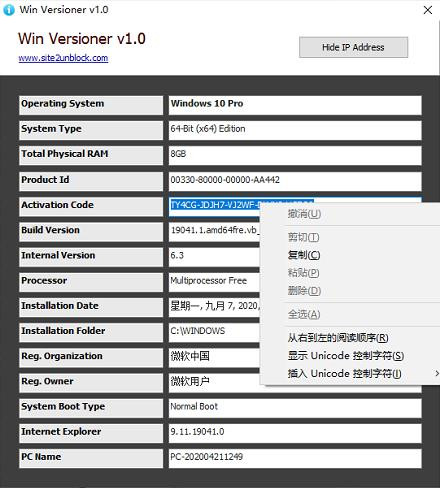 Win Versioner(系统信息检测工具)