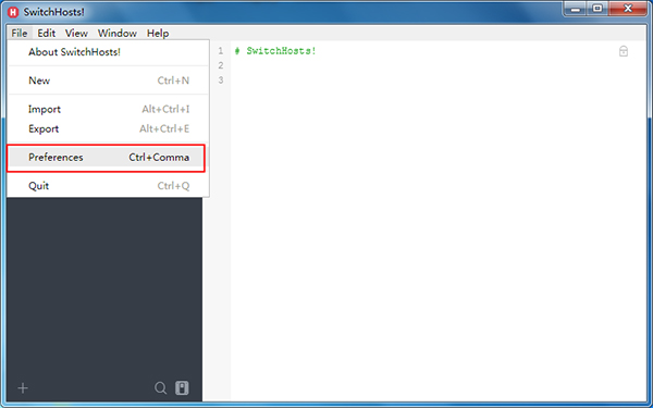 Switchhosts(Hosts切换工具)