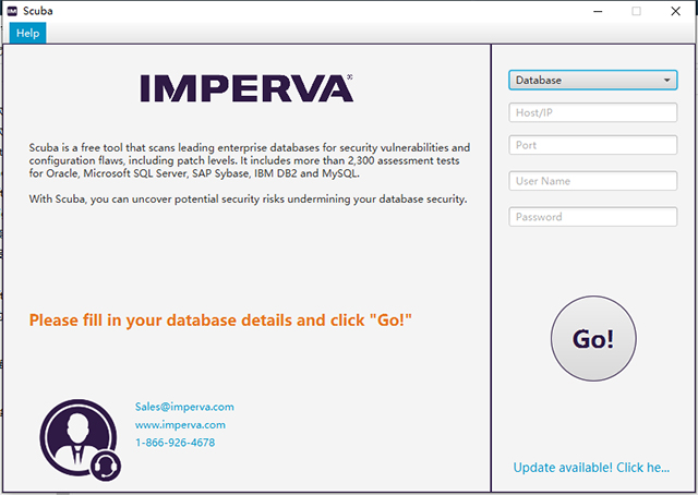 Scuba数据库扫描工具