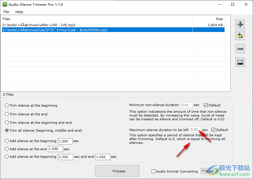 Audio Silence Trimmer Pro(音频静音去除器)