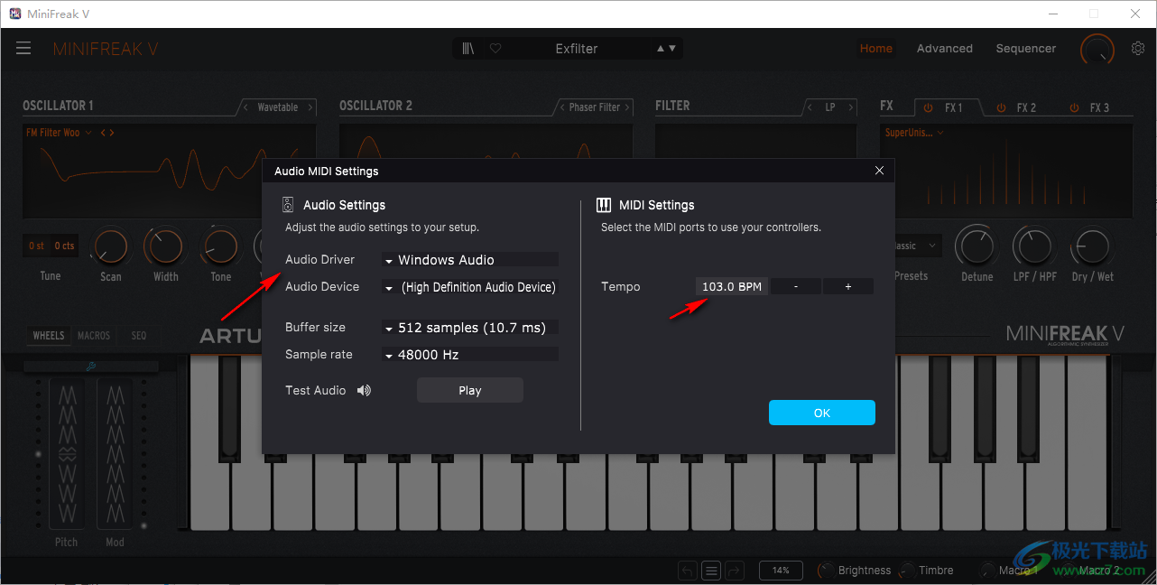Arturia MiniFreak V(音频插件)