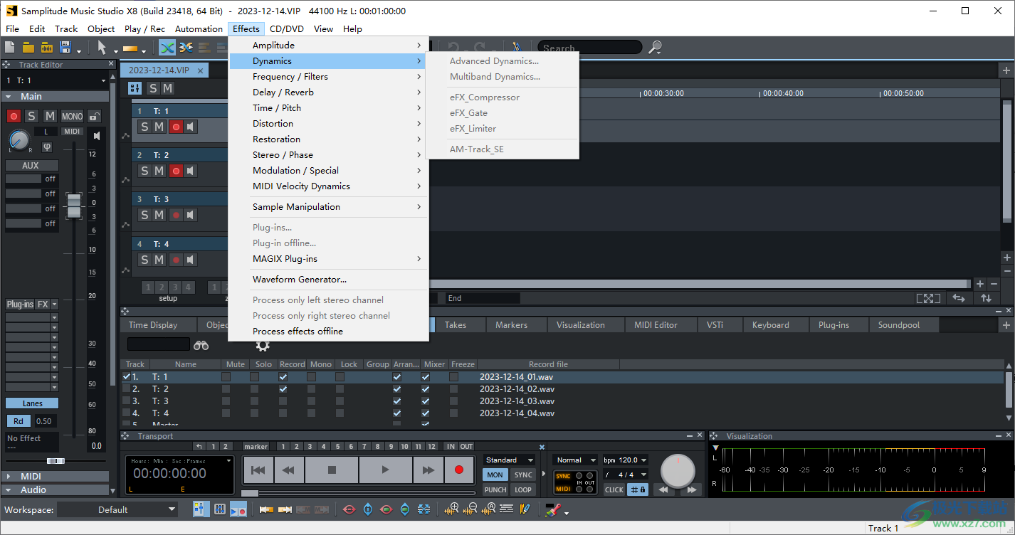 MAGIX Samplitude Music Studio X8(音乐制作)