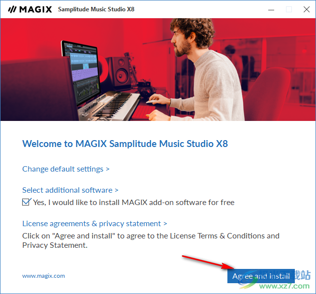 MAGIX Samplitude Music Studio X8(音乐制作)