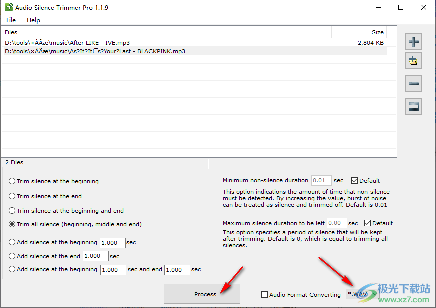 Audio Silence Trimmer Pro(音频静音去除器)
