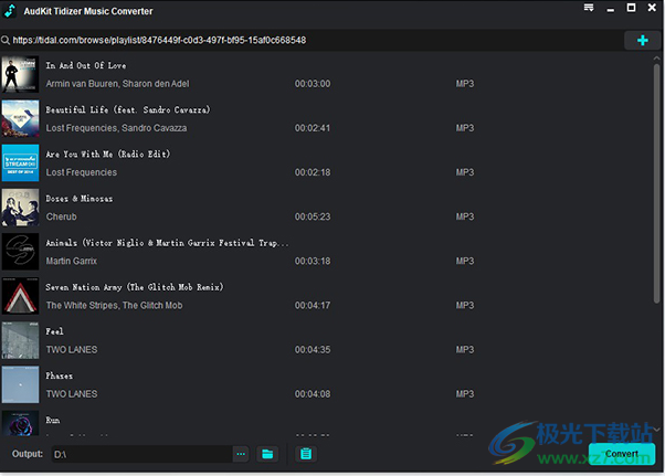 AudKit Tidizer Music Converter(音乐下载转换工具)
