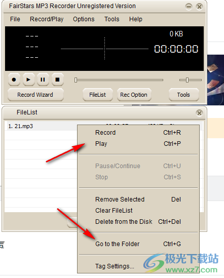 FairStars MP3 Recorder(录音软件)