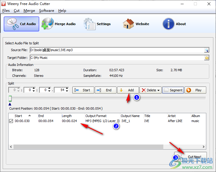 Weeny Free Audio Cutter(音频剪切)