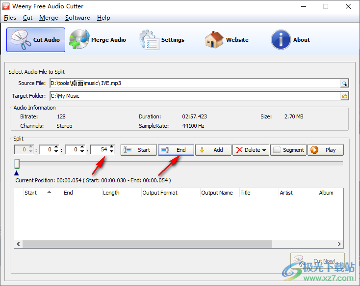 Weeny Free Audio Cutter(音频剪切)