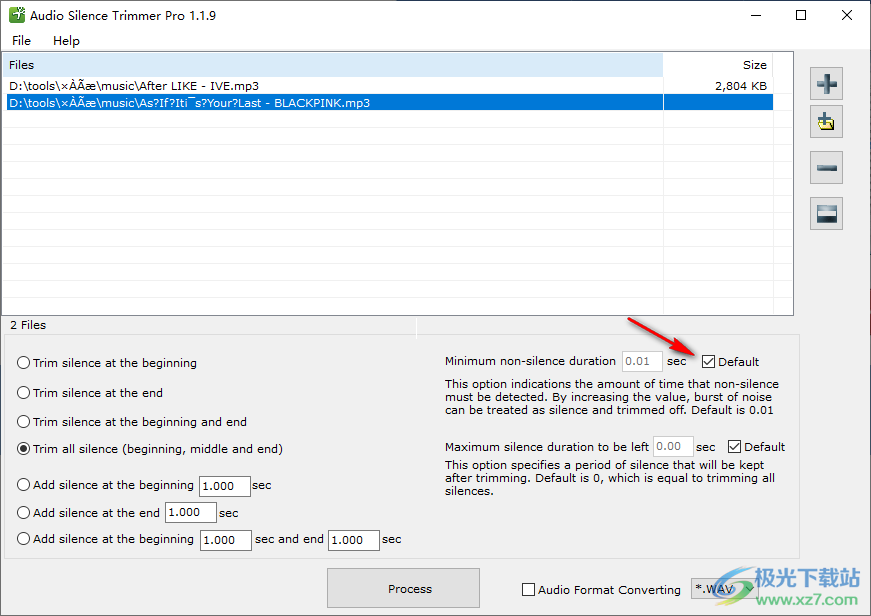 Audio Silence Trimmer Pro(音频静音去除器)
