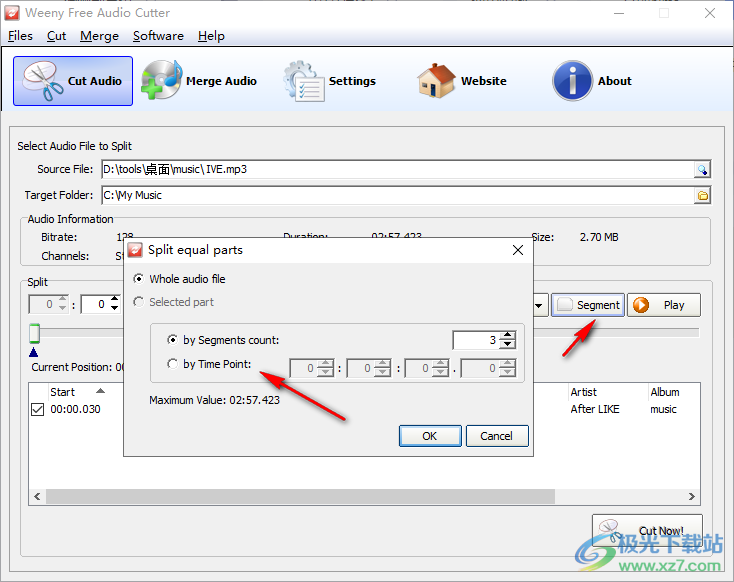 Weeny Free Audio Cutter(音频剪切)