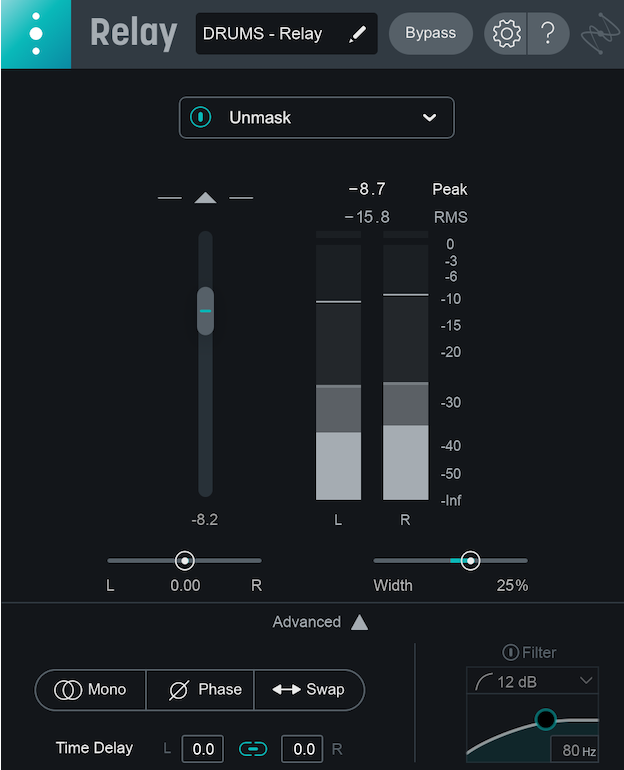 iZotope Relay(音频增强插件)