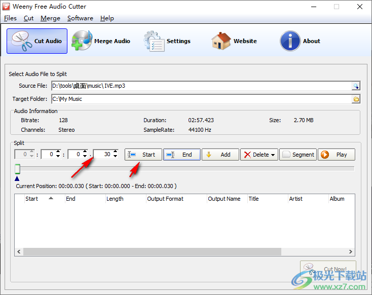 Weeny Free Audio Cutter(音频剪切)