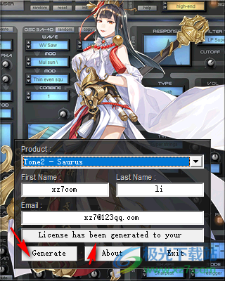 Tone2 Saurus(电子合成器音源软件)