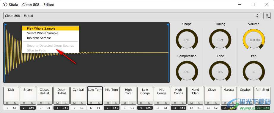 Sitala(16鼓垫鼓采样器)