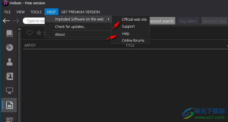 Helium 16(音乐管理)
